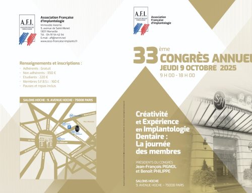 33ème congrès annuel de l&rsquo;Association Française d’Implantologie (AFI)